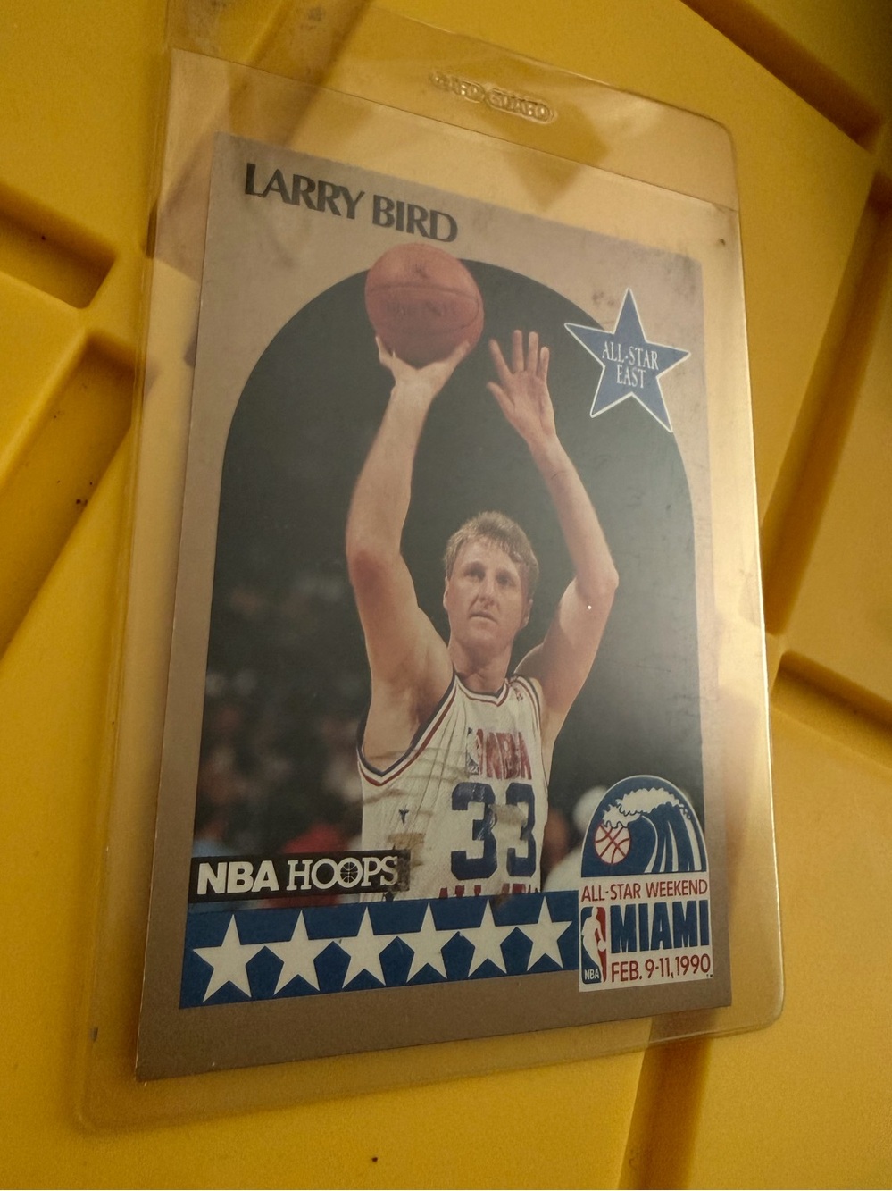 Larry Bird NBA Hoops All-Star Trading Card